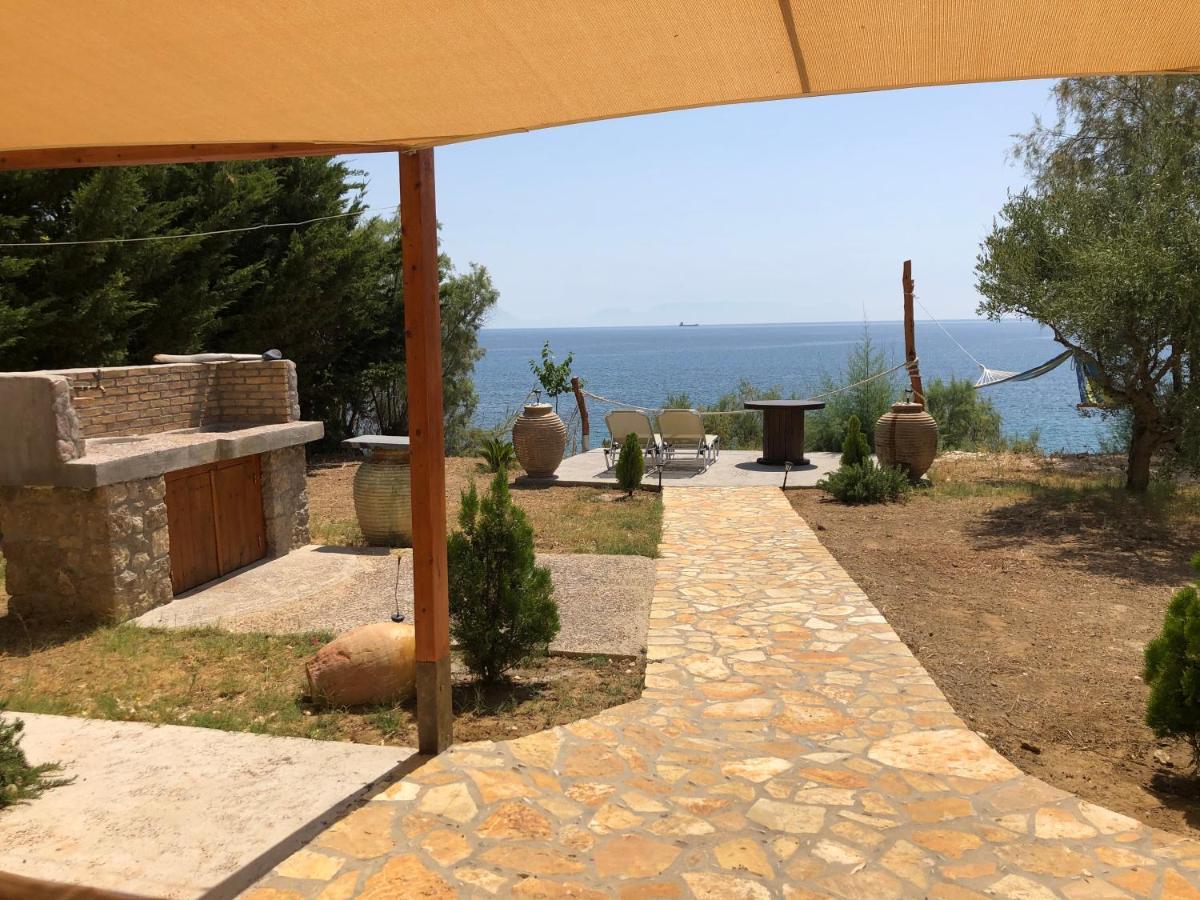 Seafront Studio With Direct Beach Access Koroni  Bagian luar foto