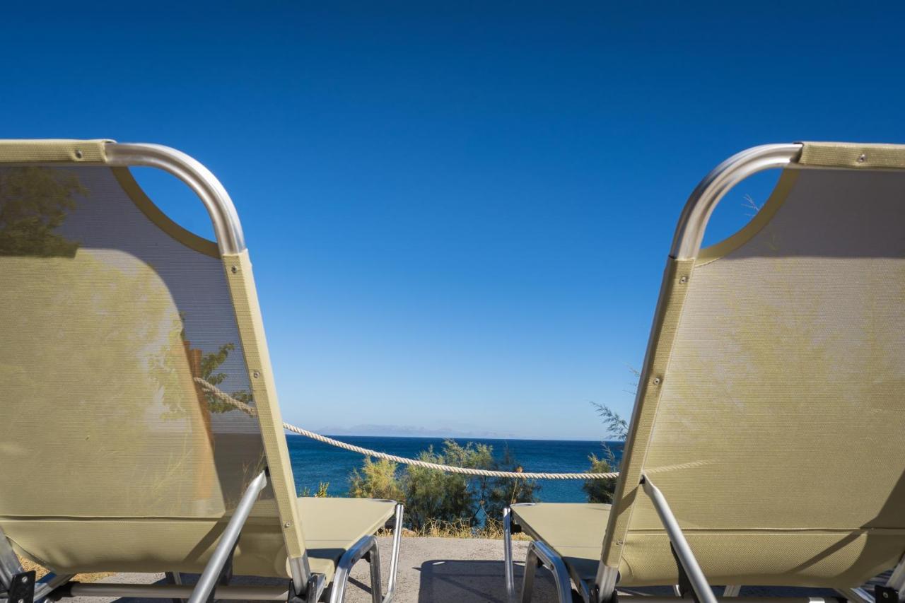 Seafront Studio With Direct Beach Access Koroni  Bagian luar foto