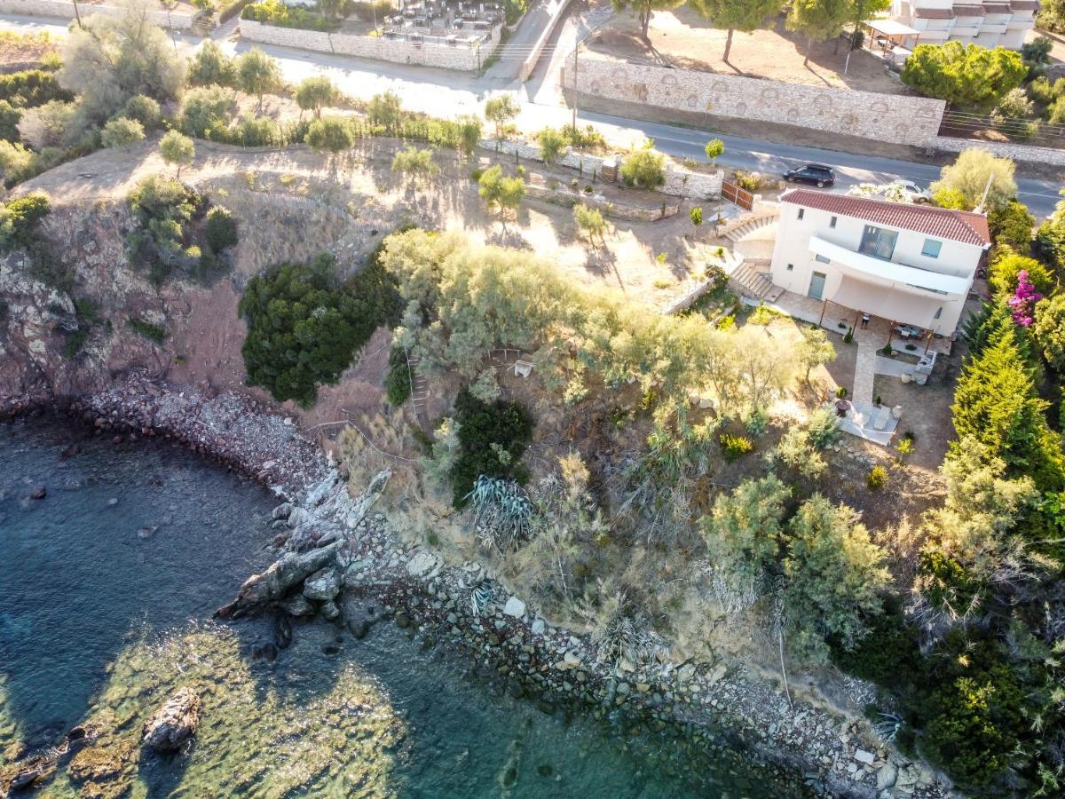 Seafront Studio With Direct Beach Access Koroni  Bagian luar foto