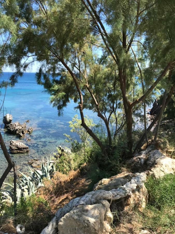 Seafront Studio With Direct Beach Access Koroni  Bagian luar foto