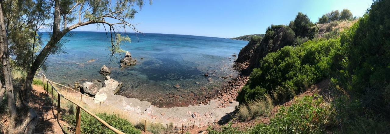 Seafront Studio With Direct Beach Access Koroni  Bagian luar foto